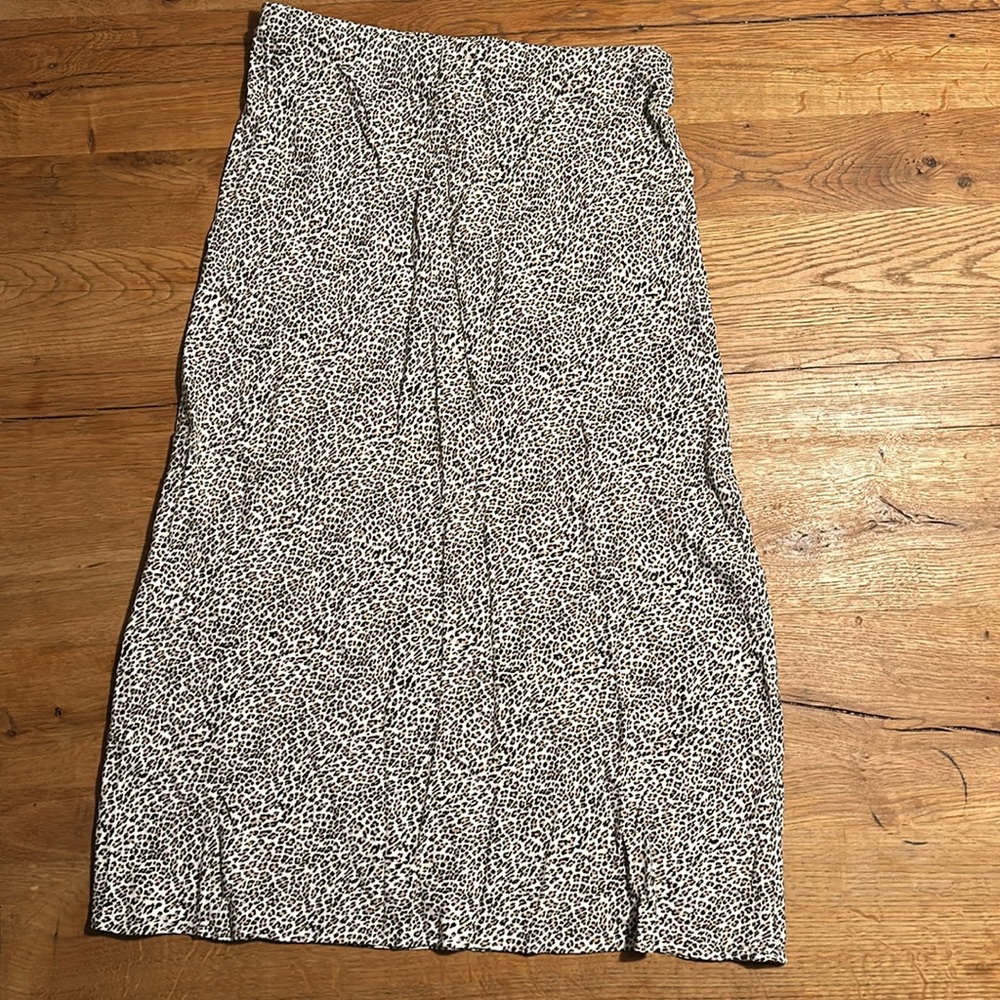 Jenni Kayne Leopard Slip Skirt - size small